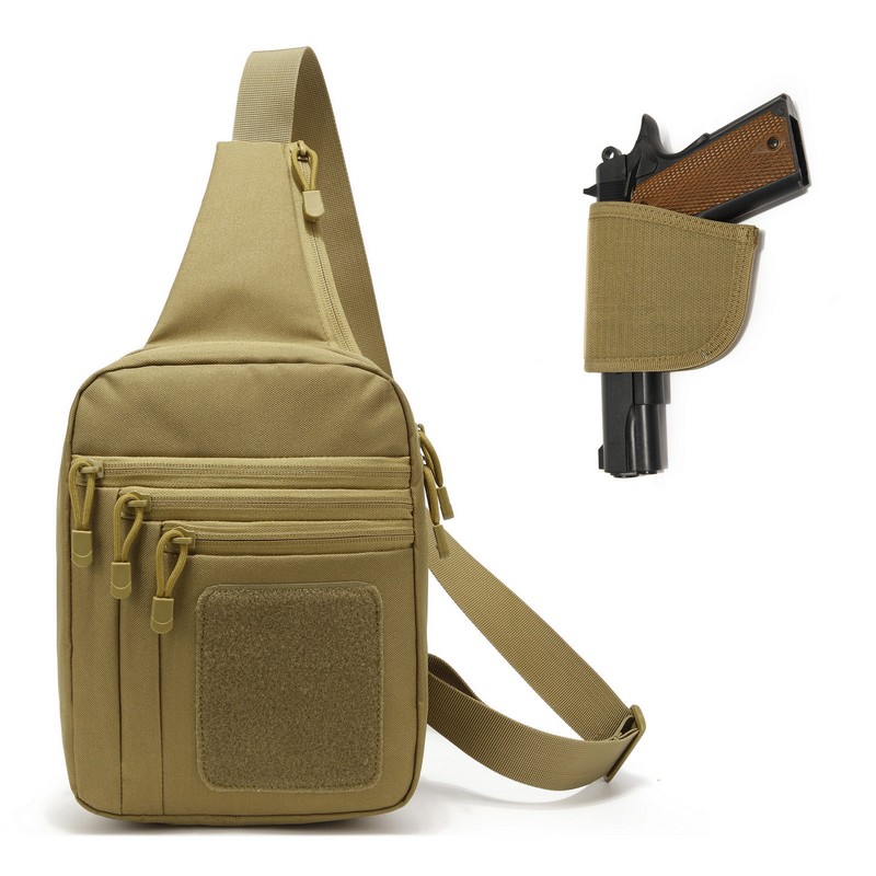 Edc Concealed Carry Backpack - Nova Bolsa Tática de Peito com