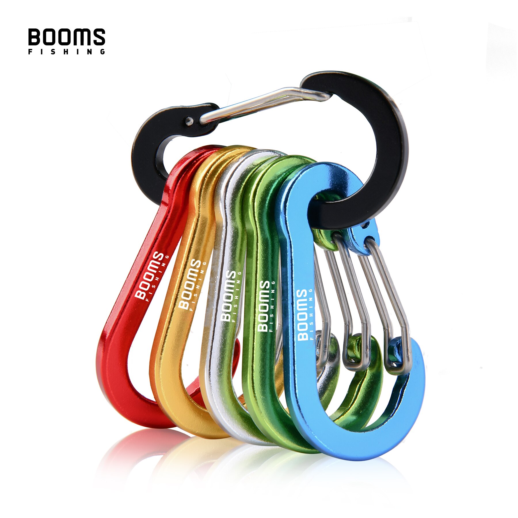 Carabiner Keychain - Booms Fishing CC1 6 Peças Mosquetão
