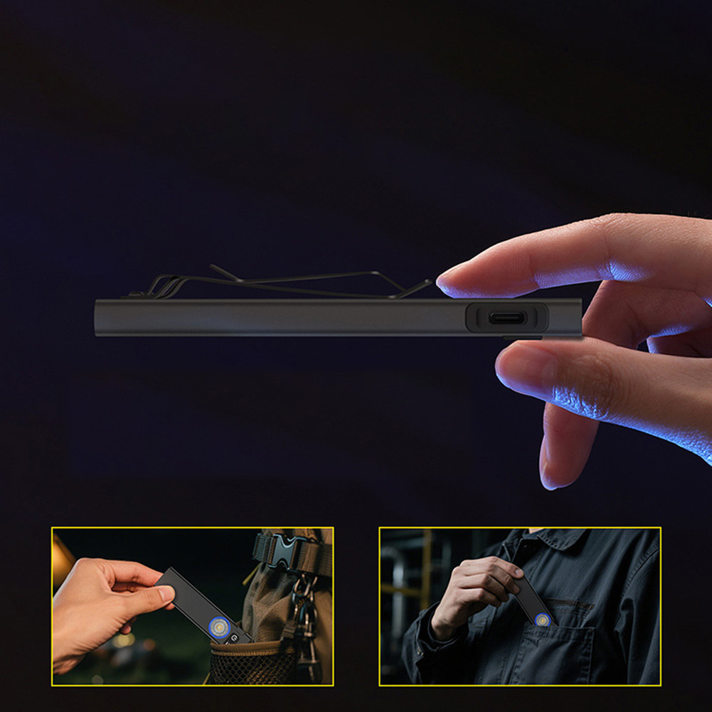 Edc Carry Positions - Lanterna USB-C Recarregável de 650 Lúmens