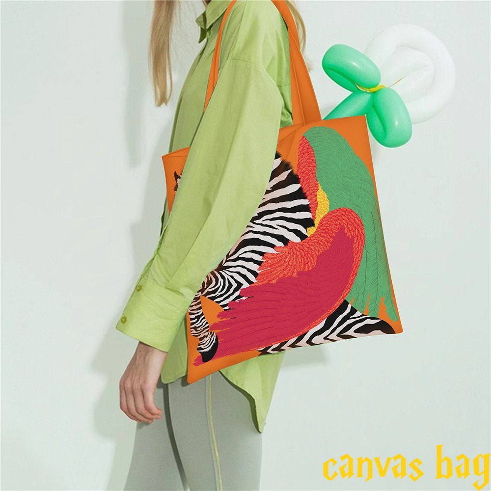 Edc Carry Bag - Moda multi-cor bolsa de lona feminina