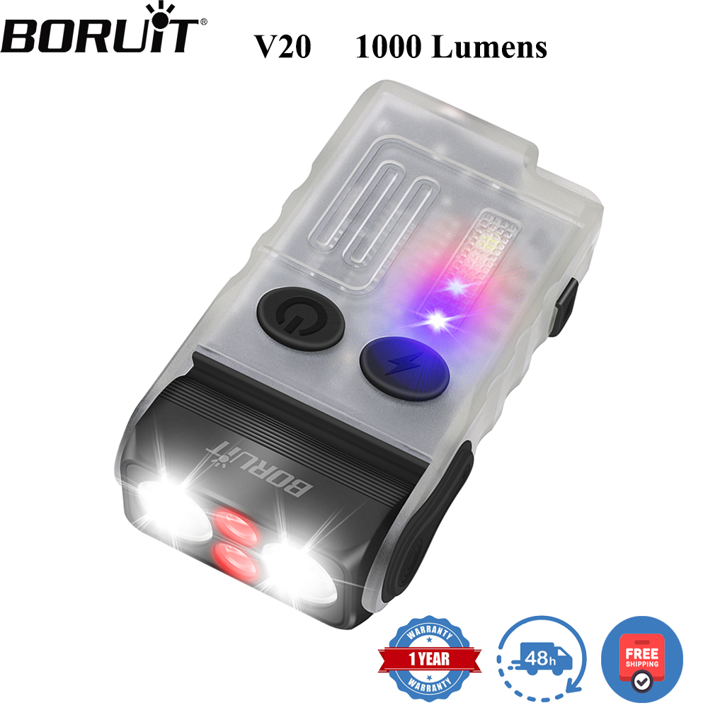 Keychain Flashlight - Lanterna de Trabalho LED EDC BORUiT