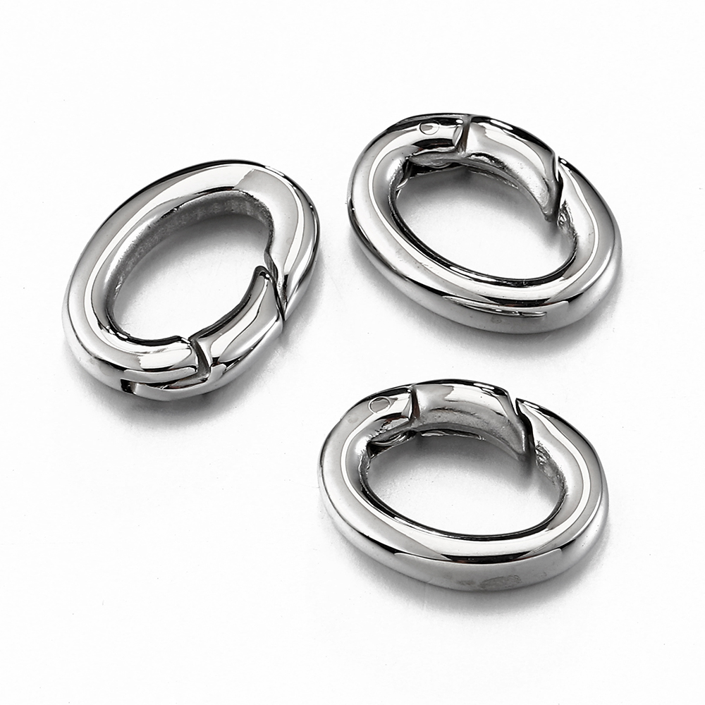 Carabiner Keychain - 2 pçs/1pc mola de aço inoxidável
