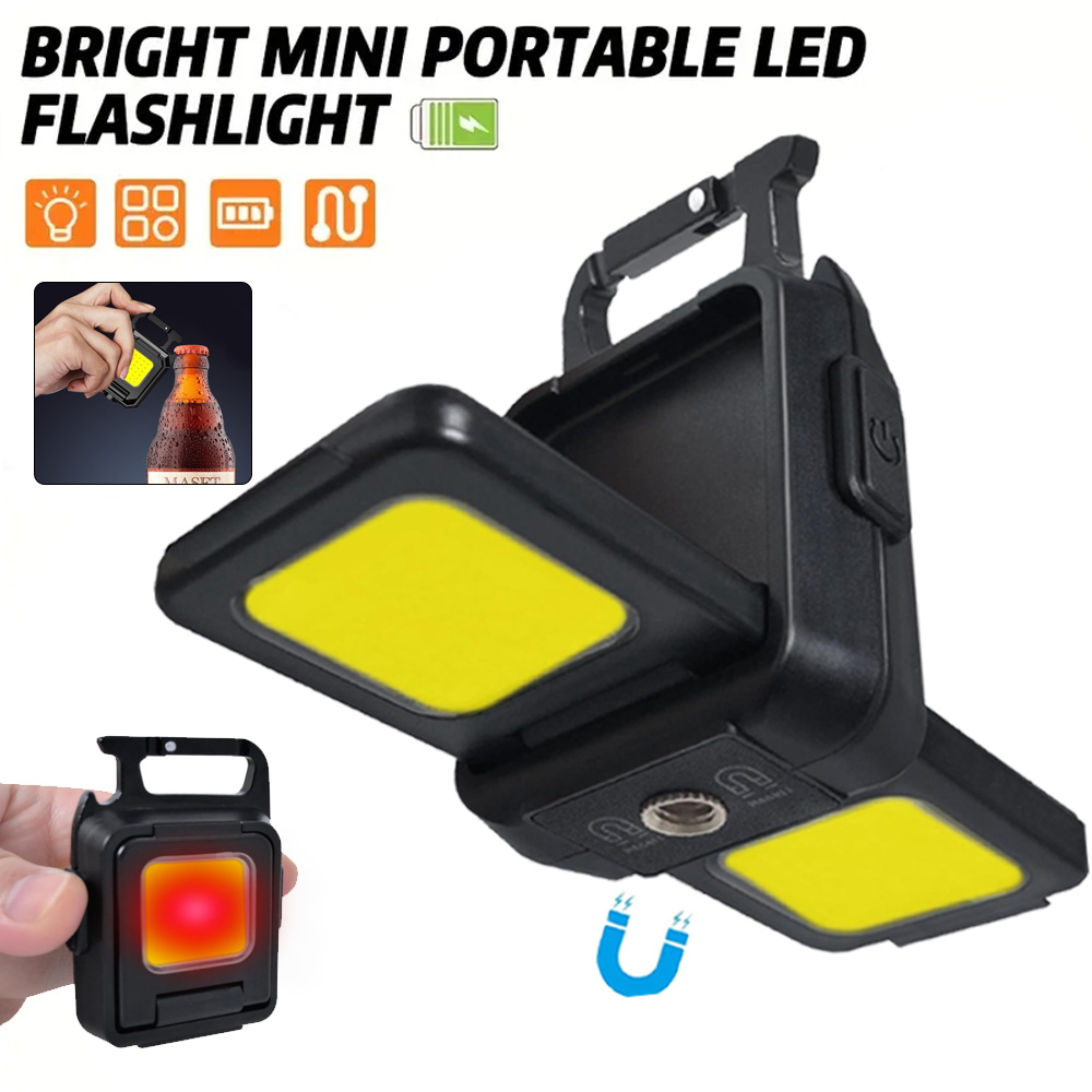 Keychain Flashlight - Mini lanterna chaveiro luz COB luz