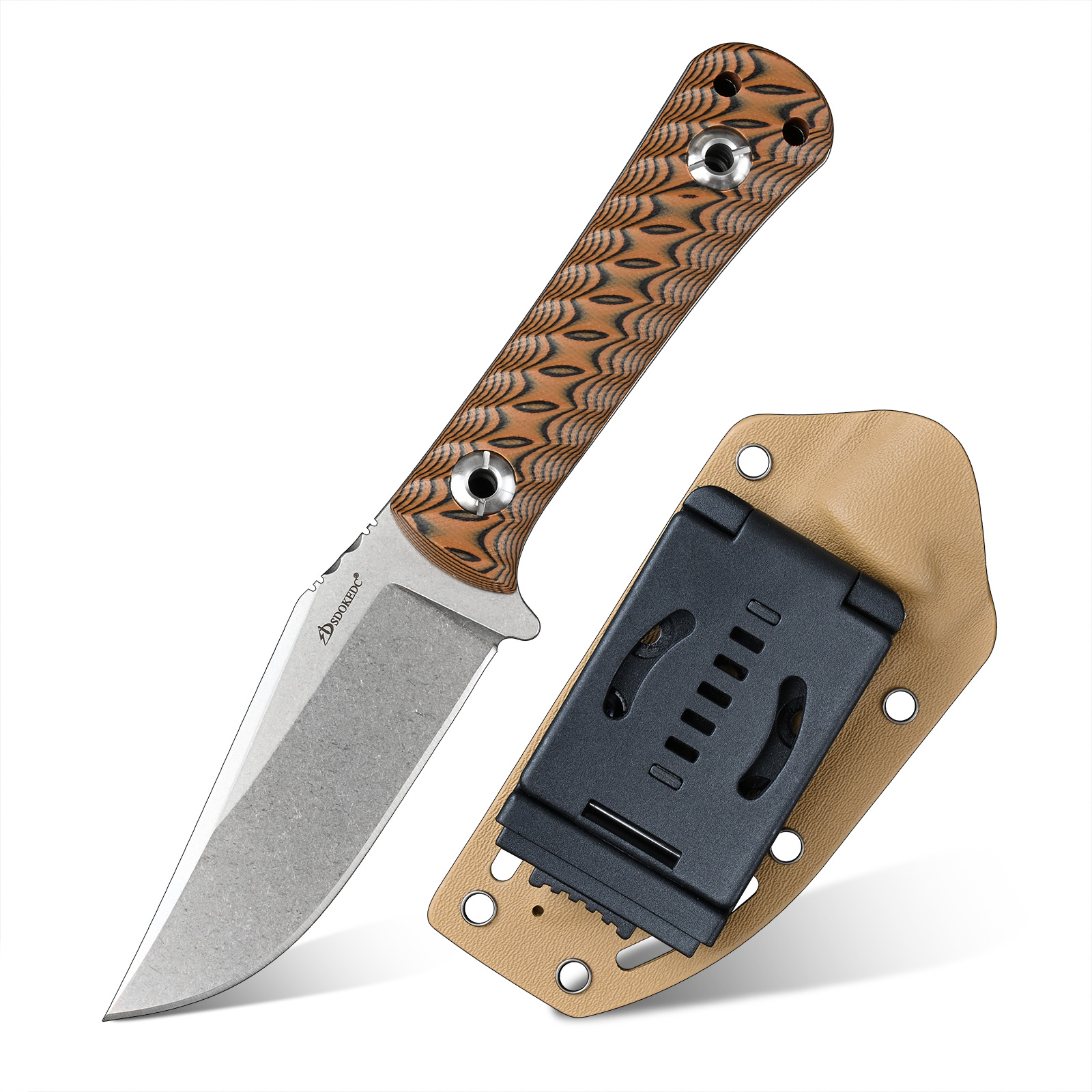 Edc Carry Fixed Blade - SDOKEDC Ferramenta portátil de corte EDC,