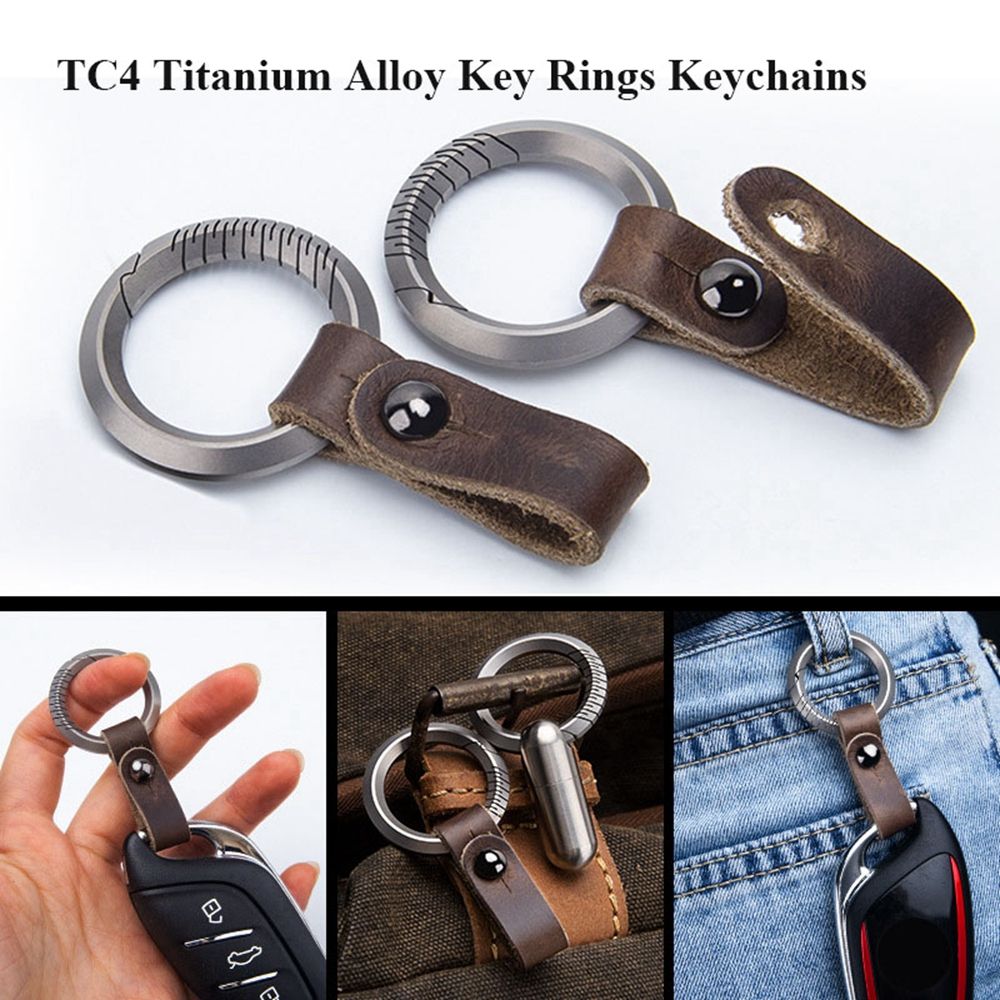 Liga de titânio couro cinto fi - Edc Concealed Carry Belt avaliação e preço