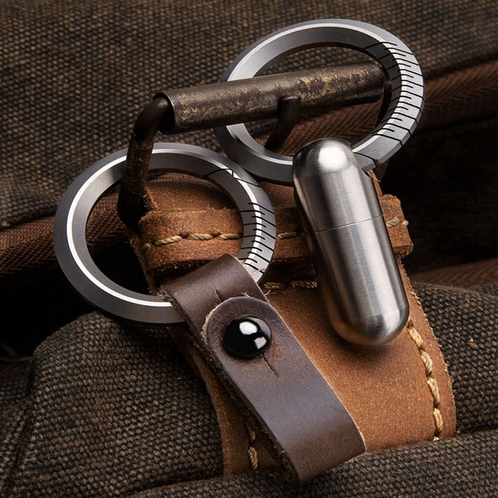 Liga de titânio couro cinto fi - Edc Concealed Carry Belt avaliação e preço