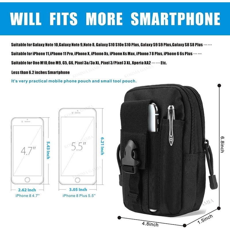 Bolsa Tática Molle Admin para  - Edc Concealed Carry Belt avaliação e preço