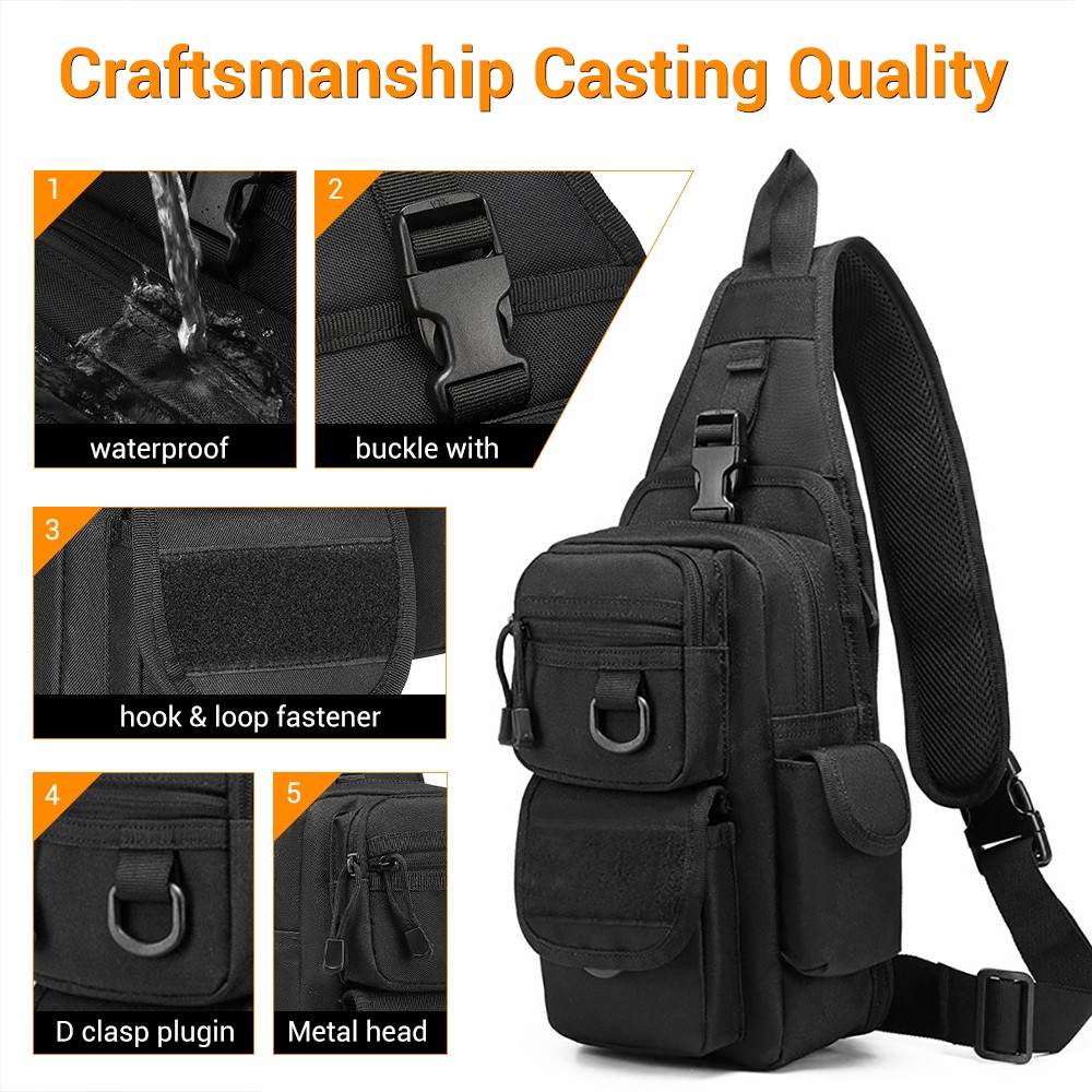 Bolsa tática para pistola, bol - Edc Concealed Carry Backpack avaliação e preço