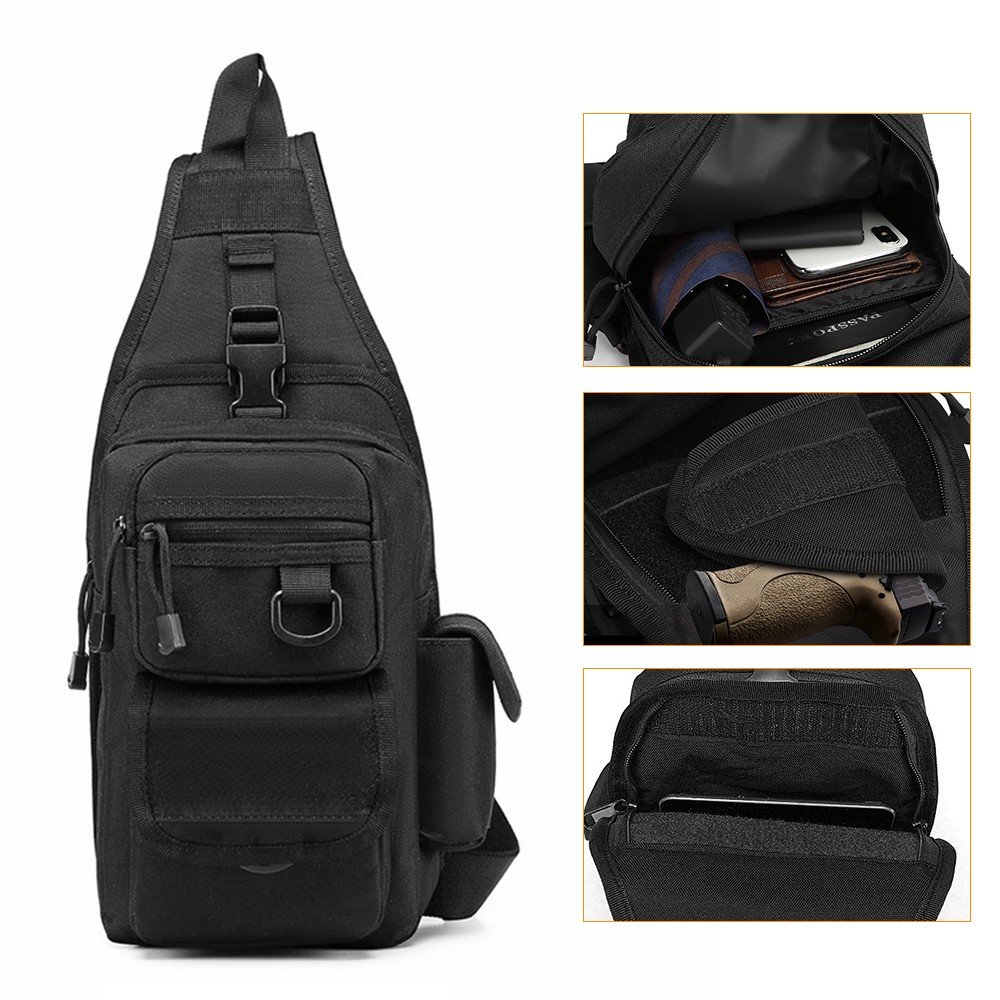 Bolsa tática para pistola, bol - Edc Concealed Carry Backpack avaliação e preço