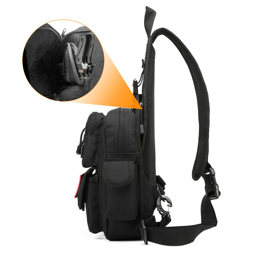 Bolsa tática para pistola, bol - Edc Concealed Carry Backpack avaliação e preço