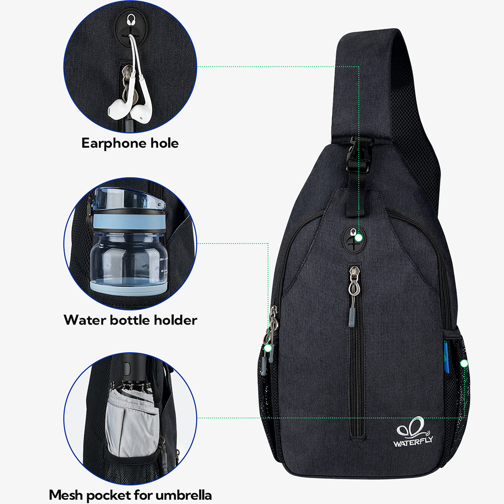 Waterfly crossbody sling saco  - Edc Carry Bag avaliação e preço