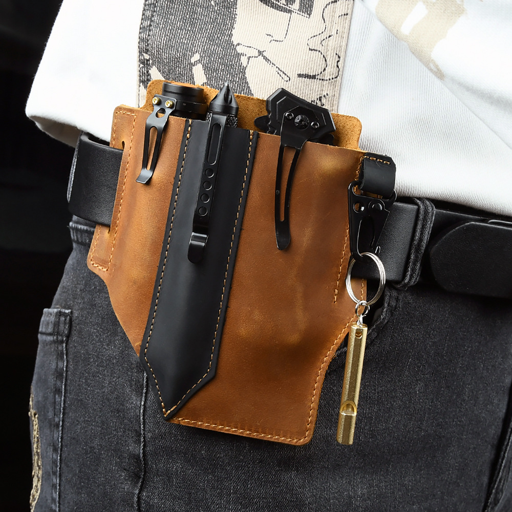 Bolsa de cintura tática de via - Edc Carry Pocket Pouch avaliação e preço