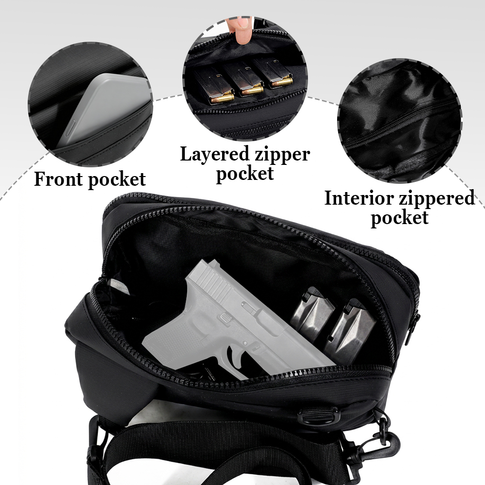Bolsa Tática para Pistola, Bol - Edc Concealed Carry Backpack avaliação e preço