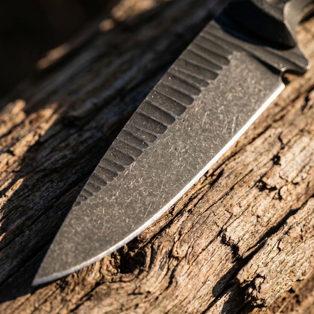 Faca Bushcraft Full Tang com L - Edc Carry Fixed Blade avaliação e preço