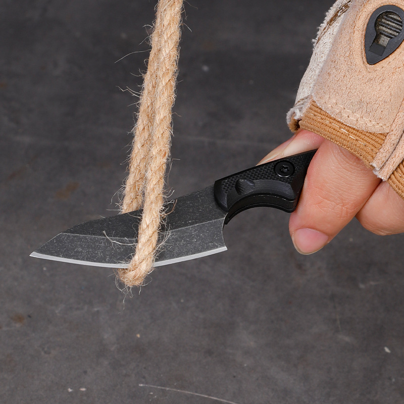 5cr15 aço inoxidável pequena l - Edc Carry Fixed Blade avaliação e preço
