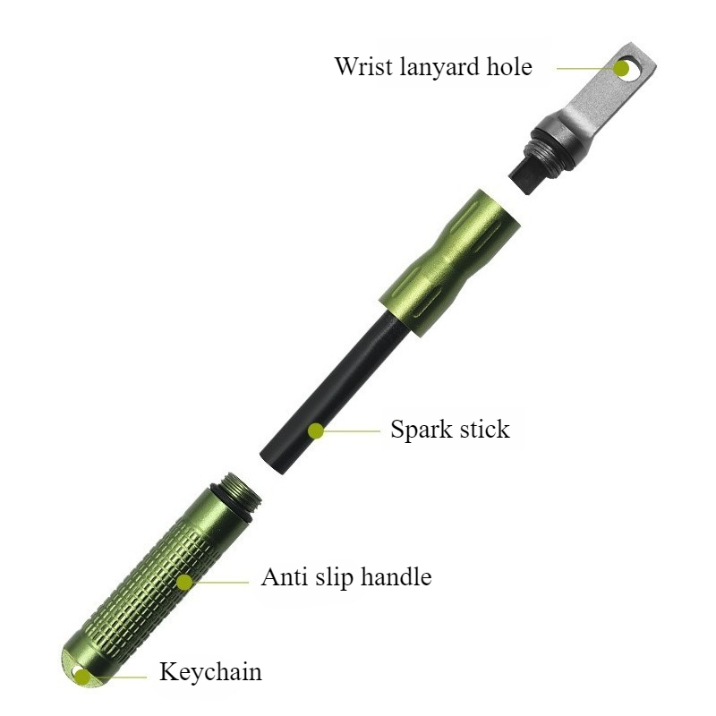 Acendedor de Fogo de Emergênci - Ferro Rod Striker avaliação e preço