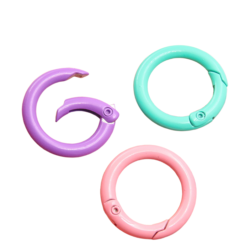 5-20 pçs colorido primavera o  - Carabiner Keychain avaliação e preço