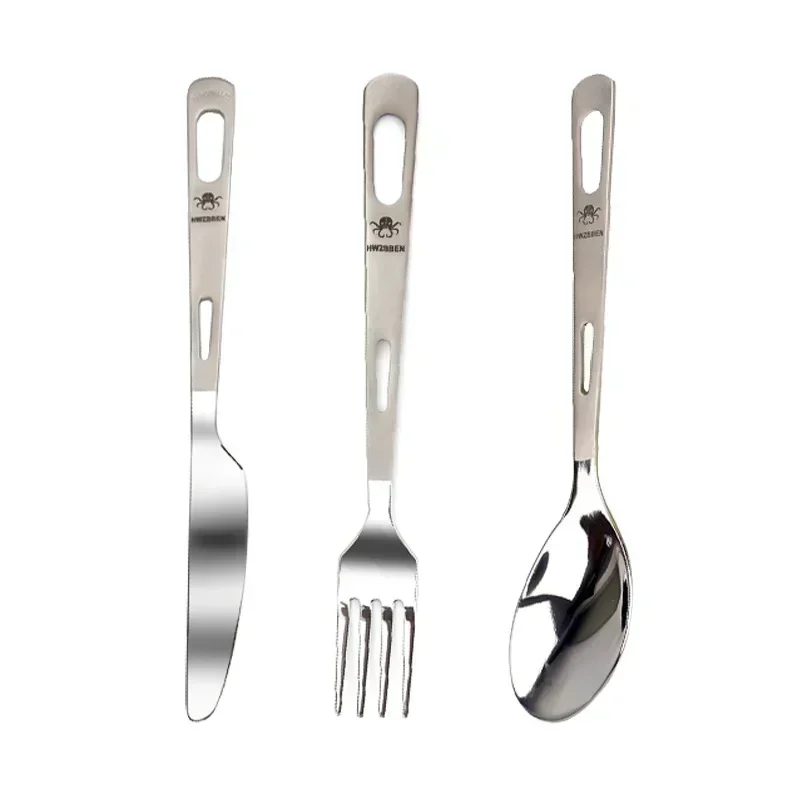 HWZBBEN-Titanium Tableware Set - Edc Everyday Carry Knives avaliação e preço