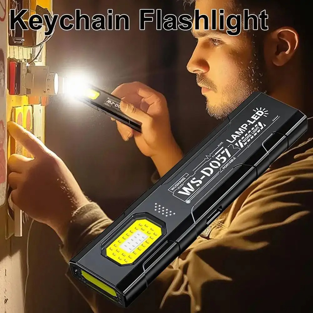 Lanterna Mini COB Poderosa com - Keychain Flashlight avaliação e preço