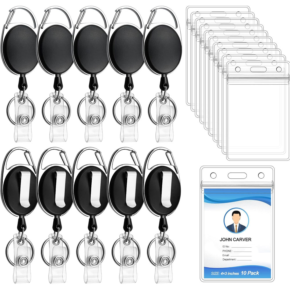 Conjunto de 10 porta-cartões v - Carabiner Keychain avaliação e preço