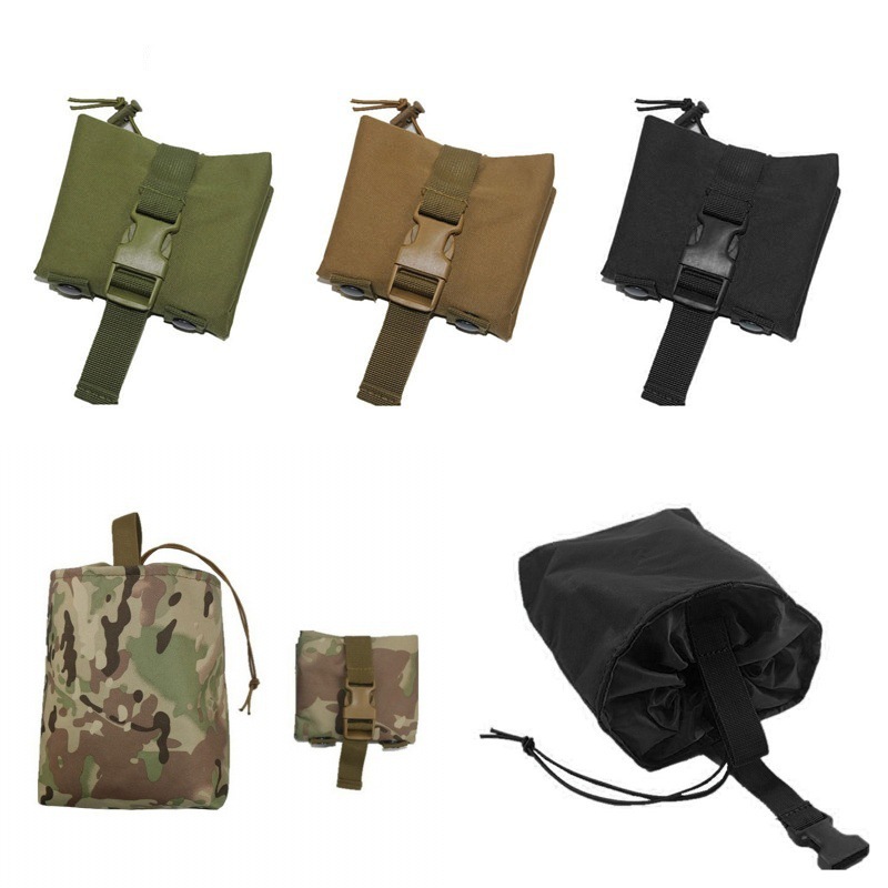 Molle dobrável despejo gota re - Edc Carry Pouch avaliação e preço