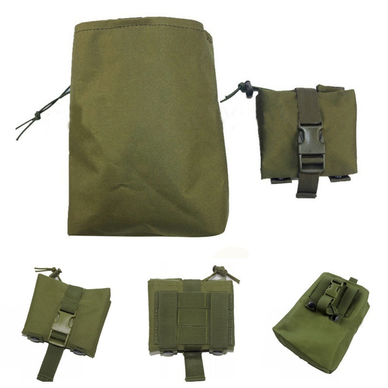 Molle dobrável despejo gota re - Edc Carry Pouch avaliação e preço