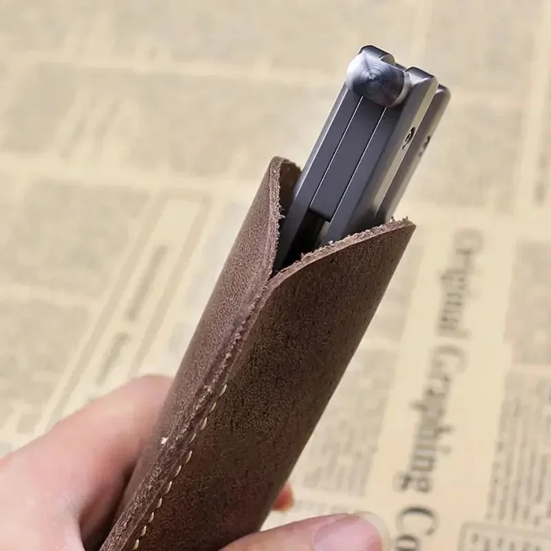 Capa de couro para faca pequen - Edc Pocket Carry Fixed Blade avaliação e preço