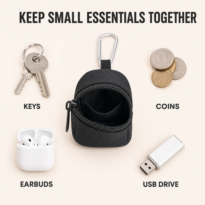 Mini Bolsa com Zíper para Chav - Edc Carry Coins avaliação e preço