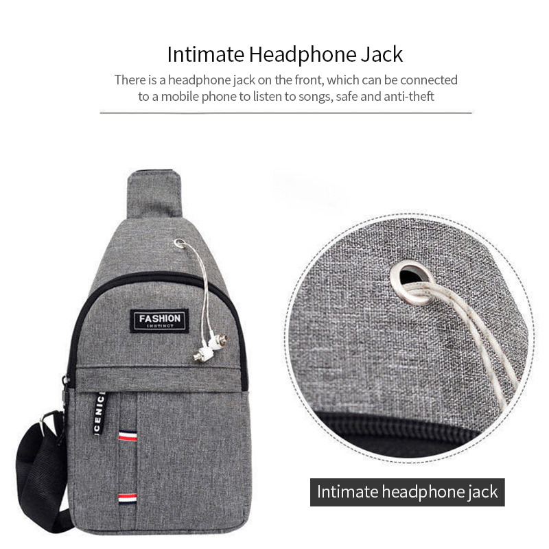 Bolsa de peito masculina casua - Edc Carry Bag avaliação e preço