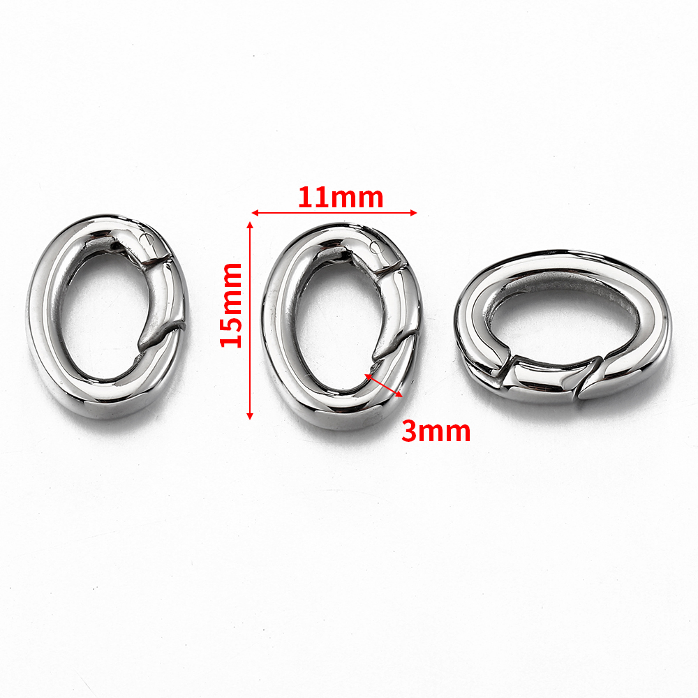 2 pçs/1pc mola de aço inoxidáv - Carabiner Keychain avaliação e preço