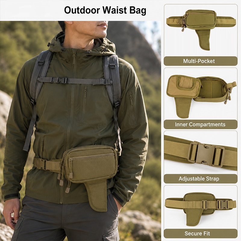 Bolsa de Cintura Multifunciona - Edc Concealed Carry Belt avaliação e preço
